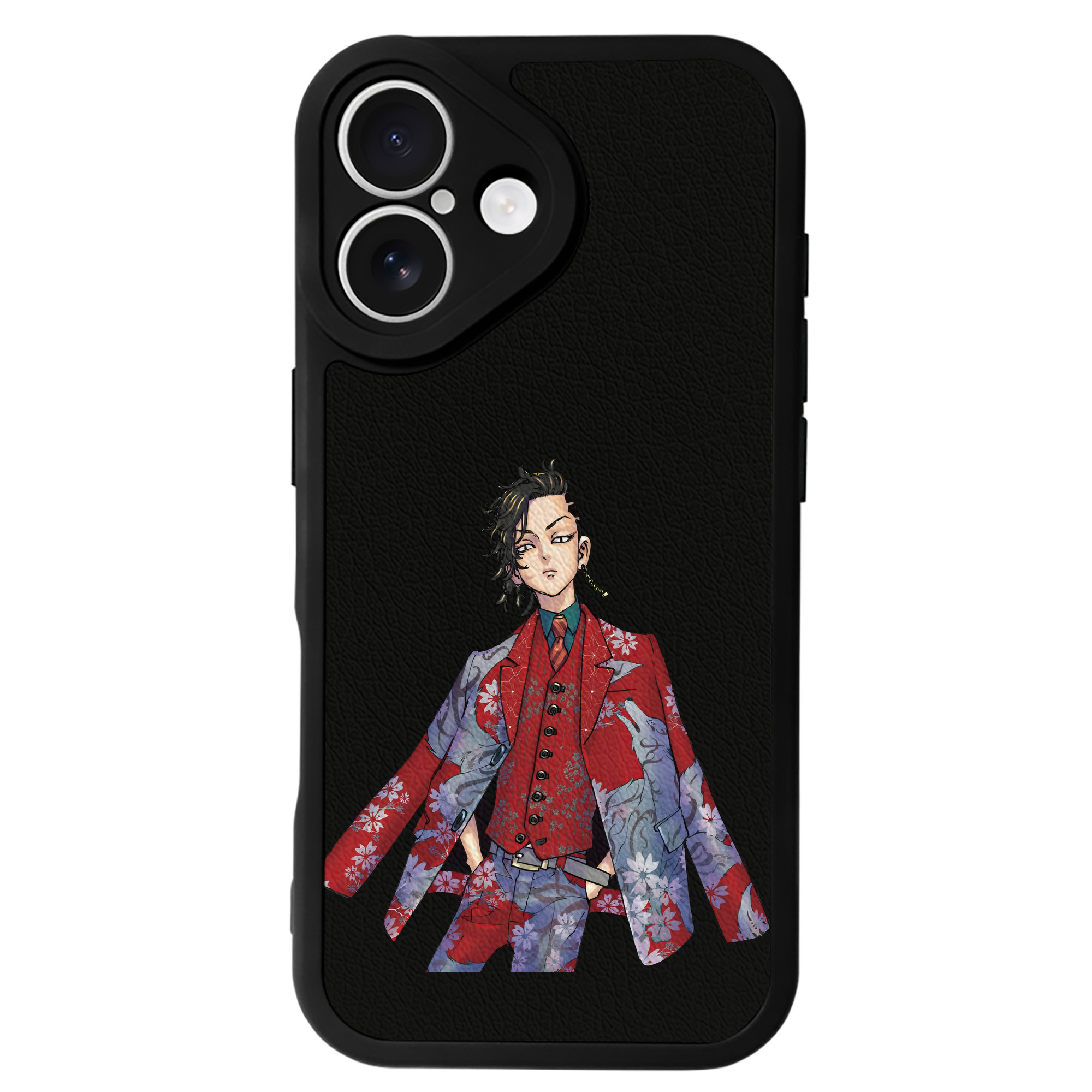 （画像用） 東京リベンジャーズ Tokyo Revengers 【iPhone 16シリーズ対応】シリコンスマホケース（レザー調） 材質：シリコン